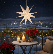 Artikel Deko LED Stern Warmweiß Outdoor mit Timer 40cm