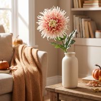 Artikel Chrysantheme Blütenzweig Rosa künstlich 64cm