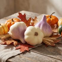 Artikel Gemüse Deko Knoblauch Gelb Lila im Netz Ø4,5cm 12 St