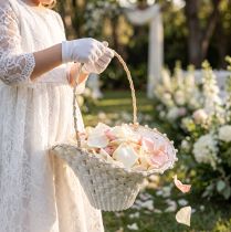 Artikel Hochzeit Streukörbchen 24cm x 17cm