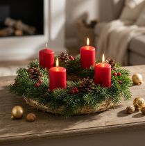 Artikel Strohkranz 20/4cm 10er Set - Kranzrohlinge für Advent, Allerheiligen und Dekoration