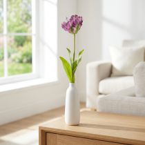 Artikel Kunstblume Papageientulpe künstlich Deko Tulpe Lila 63cm