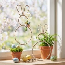 Artikel Osterhasen Deko Loop Natur Osterdeko Hase 20×40cm 4 St