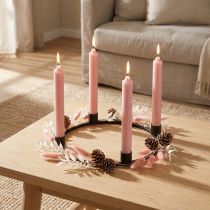 Artikel Stabkerzen kurz Kerzen Rosa für Deko-Loop Ø21/110mm 6 St