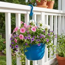 Artikel Blumenampel 25cm Blau