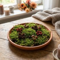 Artikel Untersetzer aus Keramik, Unterschale Terrakotta Ton Ø14,5cm