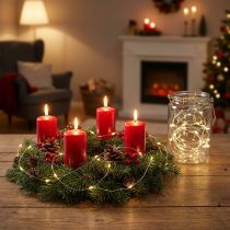 Artikel Micro LED Lichterkette 20er Warmweiß Timer Für Batterie 6St