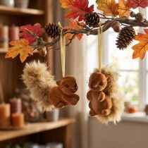 Artikel Herbstdeko Dekohänger Eichhörnchen Braun 2-er Set