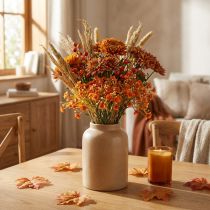 Artikel Schleierkraut Kunstblumen Gipskraut Orange L30cm 6St im Bund
