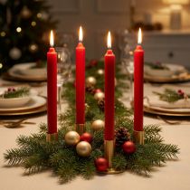 Artikel Stabkerzen kurz Kerzen Rot Deko Weihnachten Ø21/110mm 6 St
