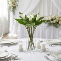 Artikel Calla Lilie Kalla Kunstblumen Weiß Exotische Blumen 34cm