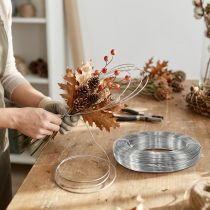 Artikel Aludraht Silber Basteldraht Dekodraht 1,5mm 1000g für Schmuck, Floristik und DIY-Projekte