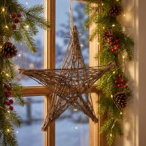 Artikel Weihnachtsstern aus Zweigen Deko Stern zum Hängen 50cm