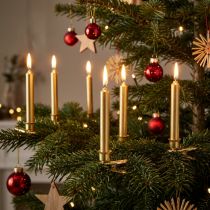Artikel Baumkerzen Kerzen für Christbaum Gold 13x105mm 20 St
