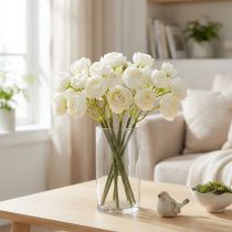 Artikel Bouquet Ranunkel künstlich langlebige Blumendekoration für Frühling 32cm 5St