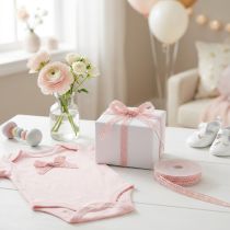 Artikel Spitzenborte Rosa Dekoband Häkelspitze B12mm L20m