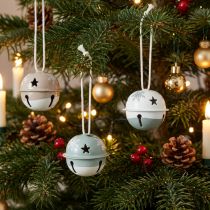 Artikel Metallglocken Weihnachtsglocken Mint Beige Ø3cm 16St