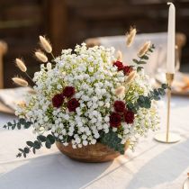 Artikel Weißes Schleierkraut künstlich Gypsophila L30cm 12St