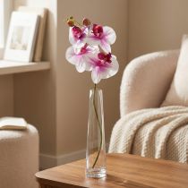 Artikel Orchidee Künstliche Phalaenopsis 4 Blüten Weiß Pink 72cm