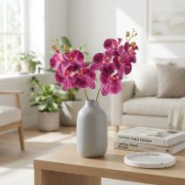 Artikel Orchidee geflammt Künstliche Phalaenopsis Violett 72cm