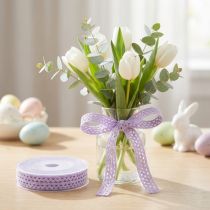 Artikel Spitzenband Lila Dekoband Flower Schmuckband B9mm L20m
