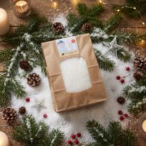 Artikel Dekoschnee Weiß Mais 100% Biobasiertes Material 40g
