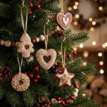 Artikel Künstliche Weihnachtsplätzchen Deko Anhänger Baum Landhausstil 12er Set