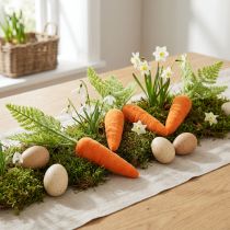 Artikel Karotten Deko Möhren Beflockt Orange Grün H23cm 8 St