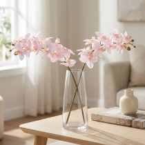 Artikel Künstliche Orchideen Hellrosa Kunstblumen Real Touch 58cm 2St