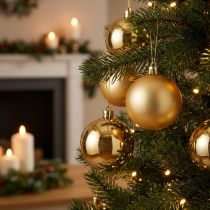 Artikel Weihnachtskugel Gold 10cm 4 St