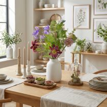 Artikel Kunstblumenstrauß mit bunten Blüten kunstvoll arrangiert für stilvolle Dekoration 60cm
