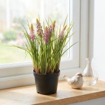 Artikel Hyazinthe Kunstpflanze im Pflanztopf perfekte Dekoration für Zuhause und Büro 26cm