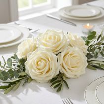 Artikel Foam Rosen Creme Ø15cm 4 St