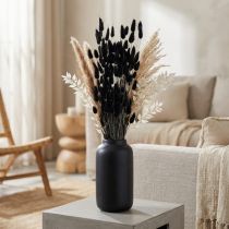 Artikel Lagurus Hasenschwanzgras Schwarz Dekoration Getrocknet 60cm 50g