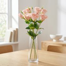 Artikel Kunstblumen Eustoma Lisianthus Rosa 52cm 5 St
