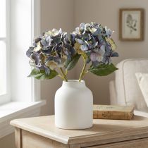 Artikel Kunstblumen in Blau Hortensie Groß Ø15cm L58cm 2St