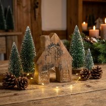 Artikel Holzhaus Deko Weihnachtshaus Holzhäuschen Deko Holzaufsteller H10cm