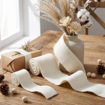 Artikel Filzband Wollband Weiß B7cm/15cm L100/100cm 2er-Set