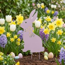 Artikel Gartenstecker Metall Hase Beetstecker Flieder 17×28,5cm
