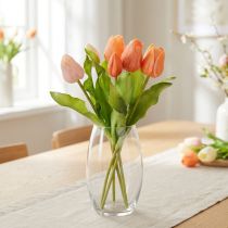 Artikel Künstliche Tulpe für Frühlingsdekoration Wohnzimmer und Küche mit lebensechtem Aussehen 30cm 7St