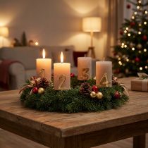 Artikel Kerzenpin Advent Zahlen 1 bis 4 Set 4cm 4St
