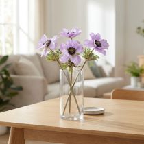 Artikel Anemone Kunstblumen Windröschen in Flieder L34cm 4St
