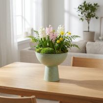 Artikel Schale mit Standfuß für Pflanzen Dekoschale 25cm