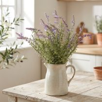 Artikel Lavendel künstlich Kräuter am Stiel mit 7 Zweigen 40cm 3St