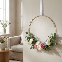 Artikel Metallring Dekoring Scandi Ring Deko Loop Gold Ø30,5cm 6 St