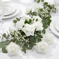 Artikel Foam Rose Ø 3,5cm weiß 48 St