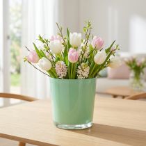 Artikel Glastopf Ø11,5cm H10,8cm Mintgrün