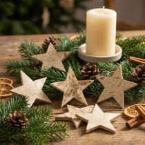 Artikel Kokos Stern Natur 5cm 50St Weihnachtsdekoration Tischdekoration