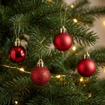 Artikel Christbaumschmuck Weihnachtskugel Rot 3cm 14 St