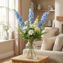 Artikel Künstlicher Rittersporn Blau Delphinium Kunstblume Seidenblumen